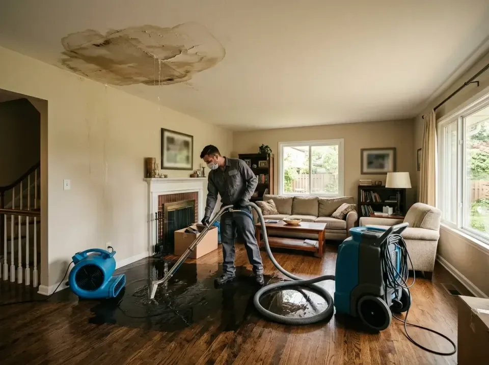 attic-pipe-burst-ceiling-drip-008 — frequently asked questions, Water Damage Restoration & Carpet Care in St. Paul Park, MN